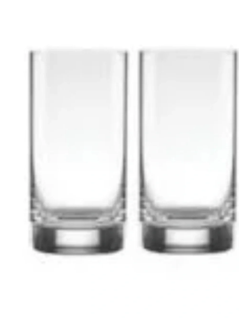 Lenox Clear Tall tumblers  & short Drinking Glasses (total 5)